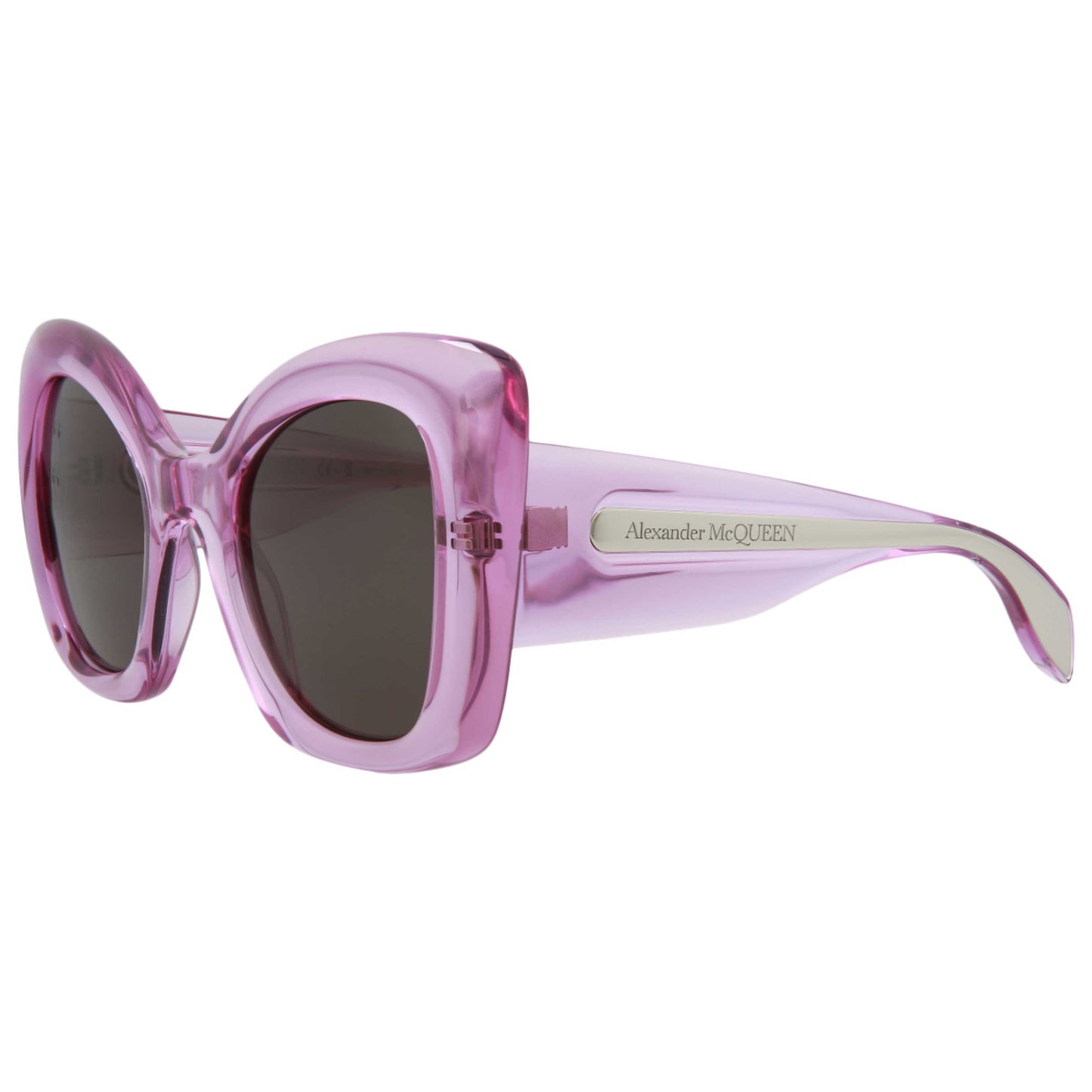 Front view of Alexander McQueen Novelty Women's Sunglasses AM0402S-30014343-004