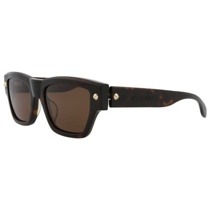 Front view of Alexander McQueen Fashion Men's Sunglasses AM0409S-30014340-002