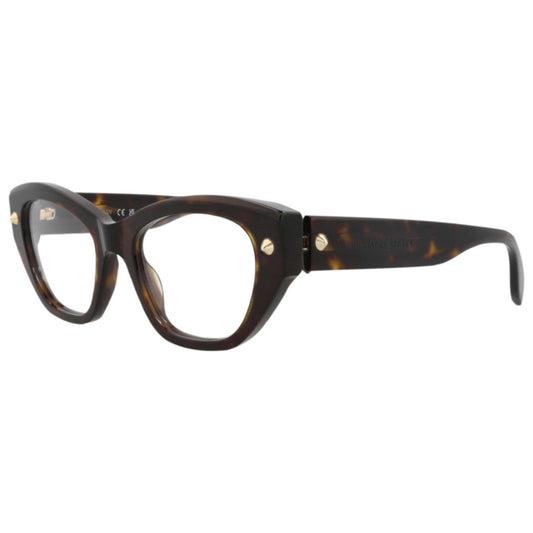 Front view of Alexander McQueen Women's Eyeglasses AM0410O-30014351-002