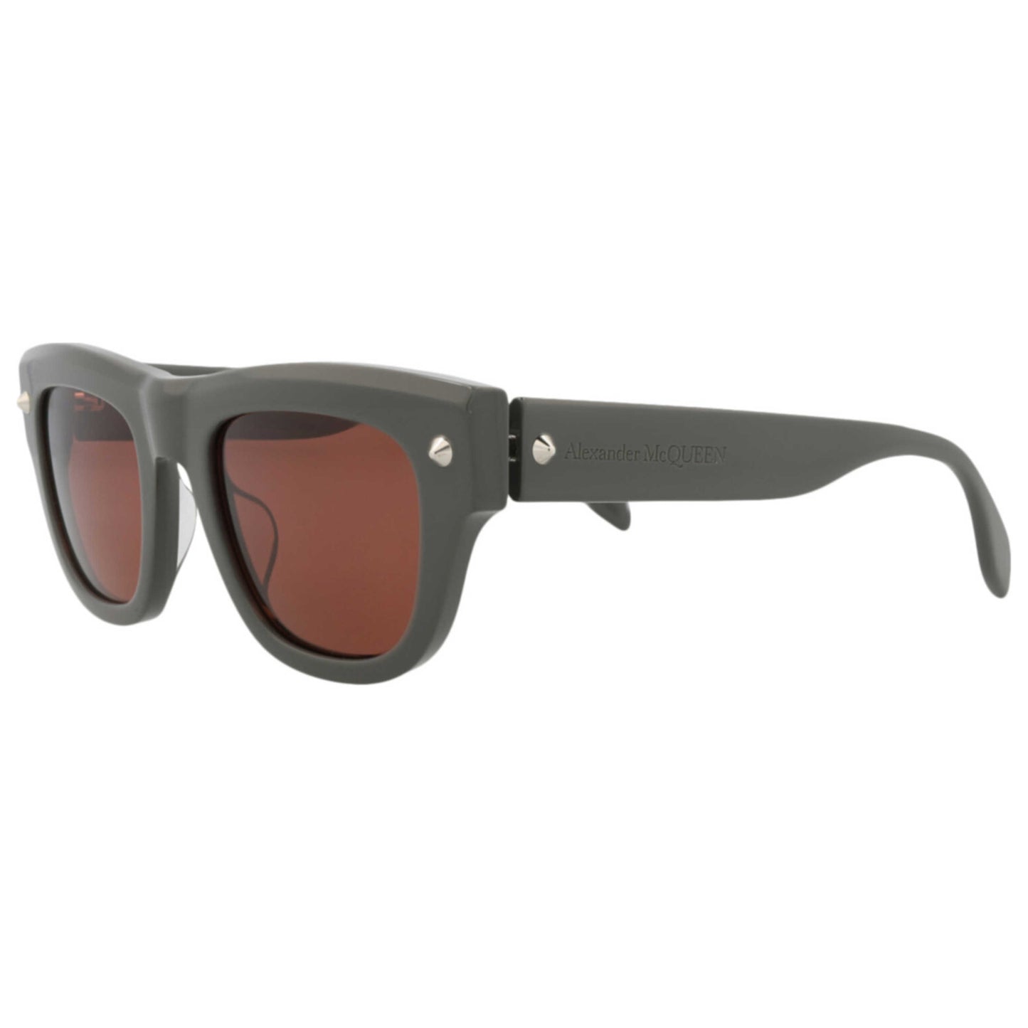 Front view of Alexander McQueen Men's Sunglasses AM0425S-30014620-004