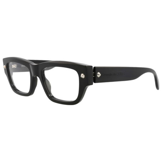 Front view of Alexander McQueen Unisex Eyeglasses AM0428O-30014624-001