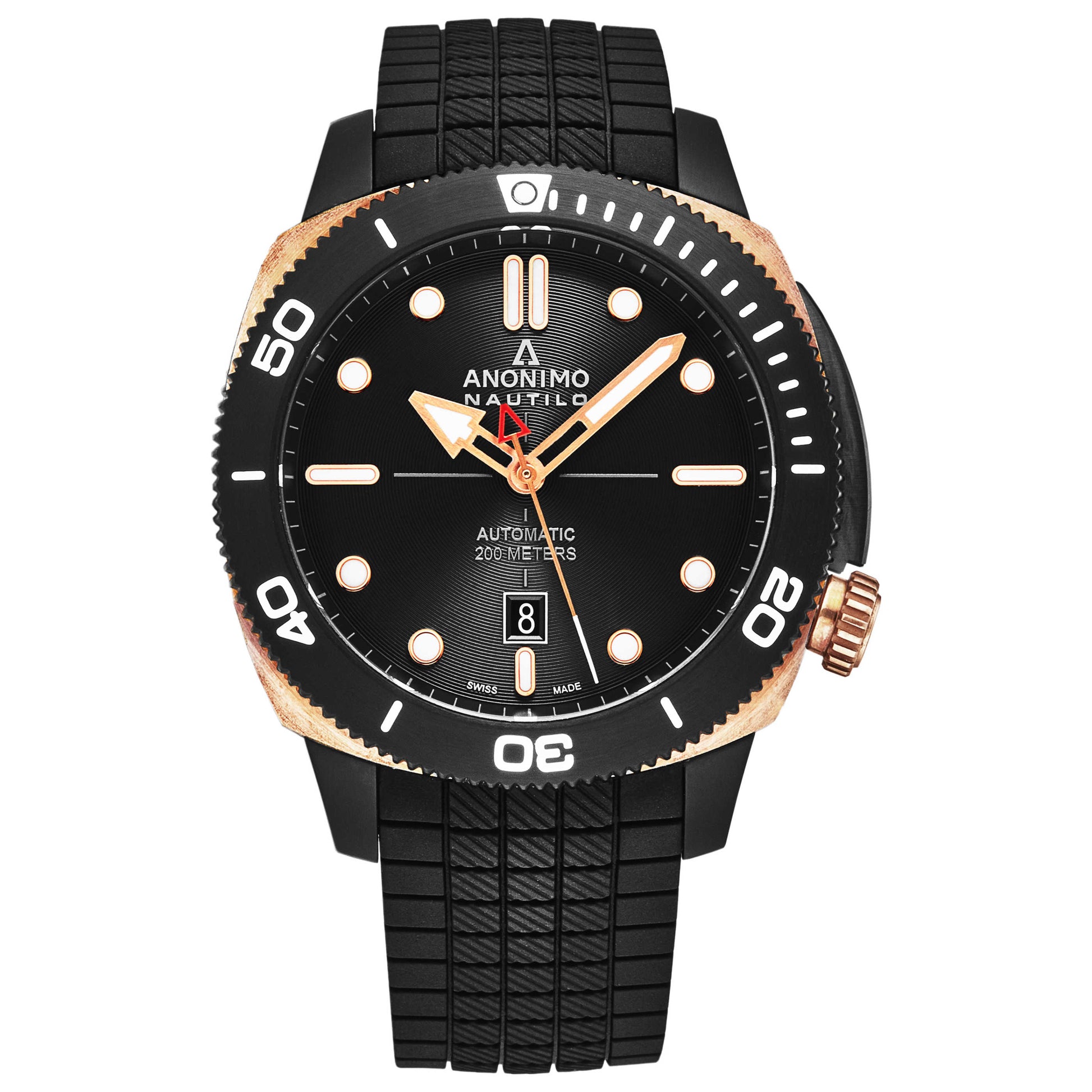 Front view of Anonimo Nautilo Men's Automatic Watch AM100105001A11