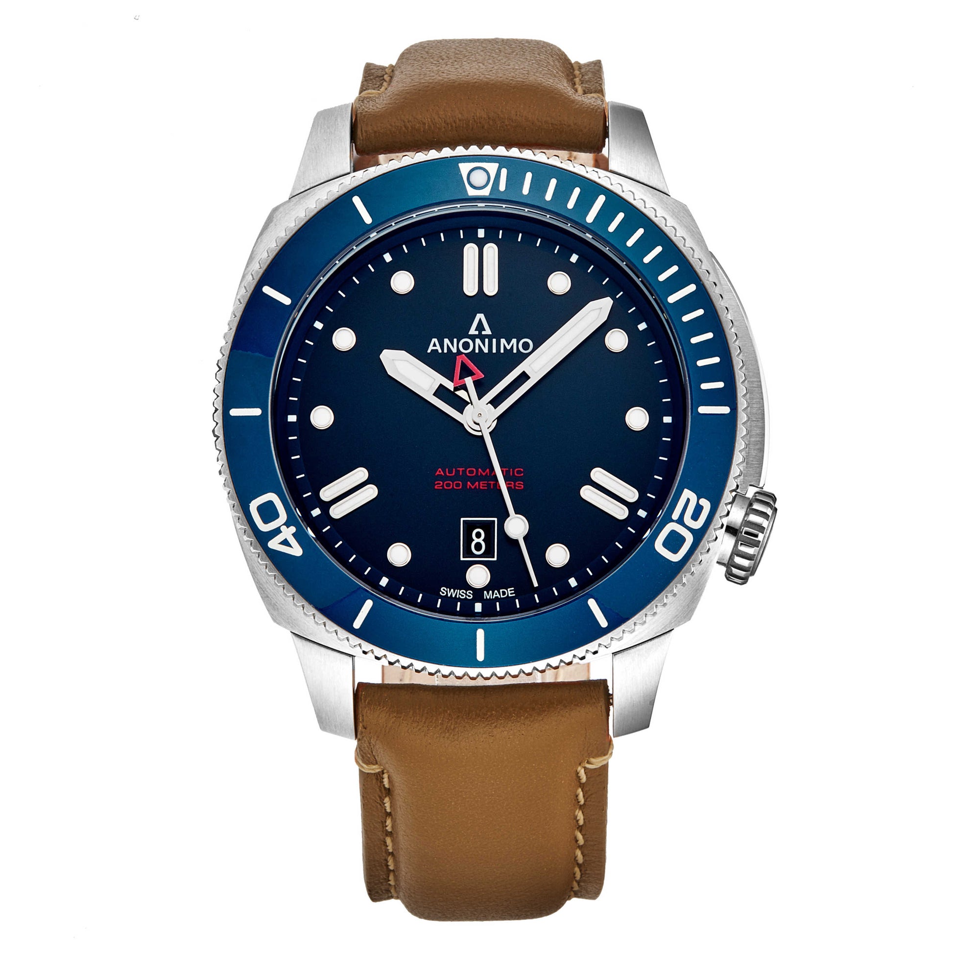 Front view of Anonimo Nautilo Men's Automatic Watch AM100206004A06