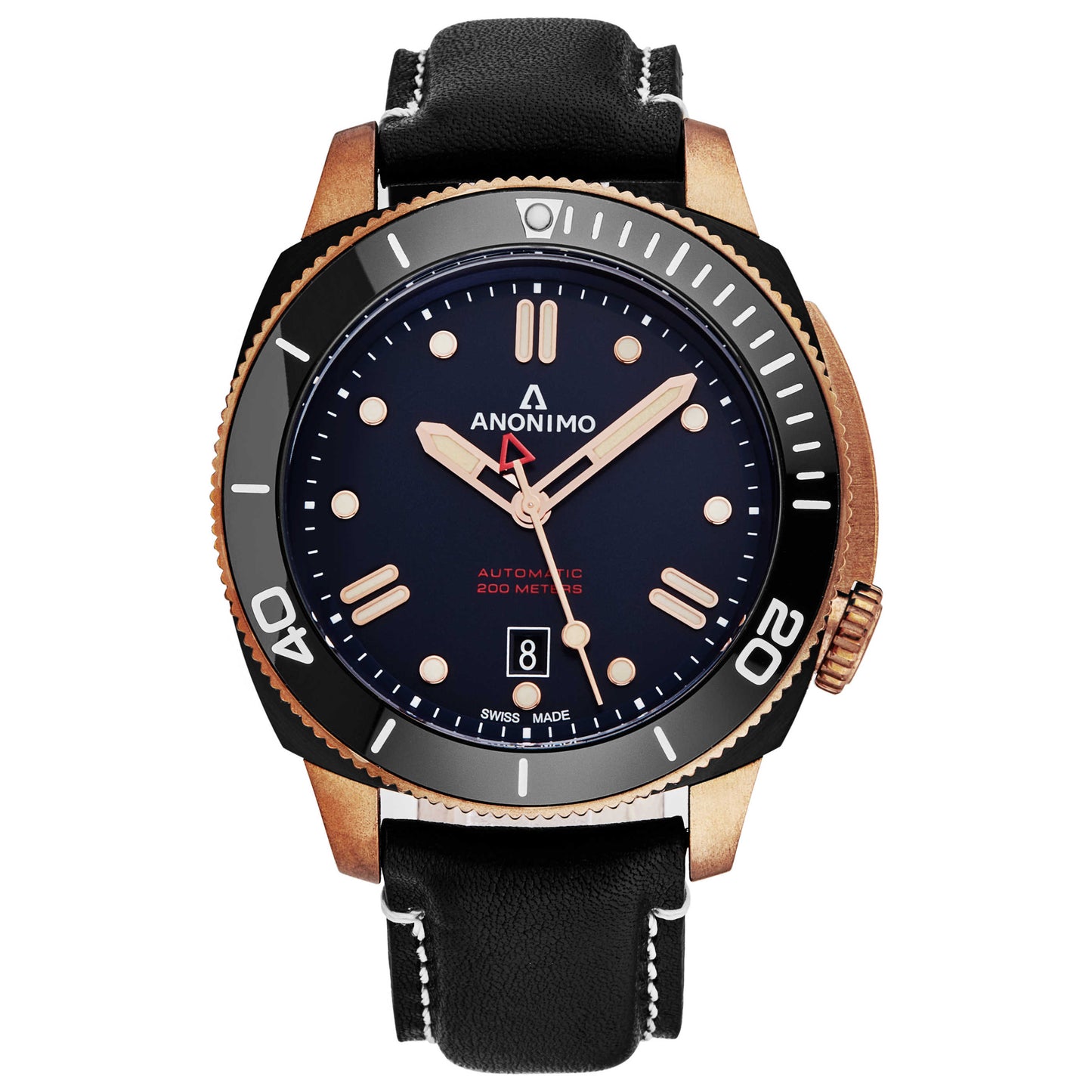 Front view of Anonimo Nautilo Men's Automatic Watch AM100208005A05
