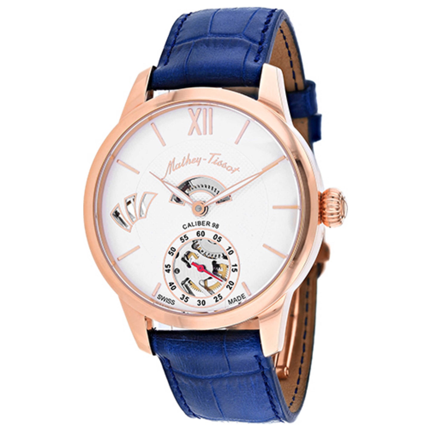 Front view of Mathey Tissot Endmond Men's Automatic Watch AM1886PZBL