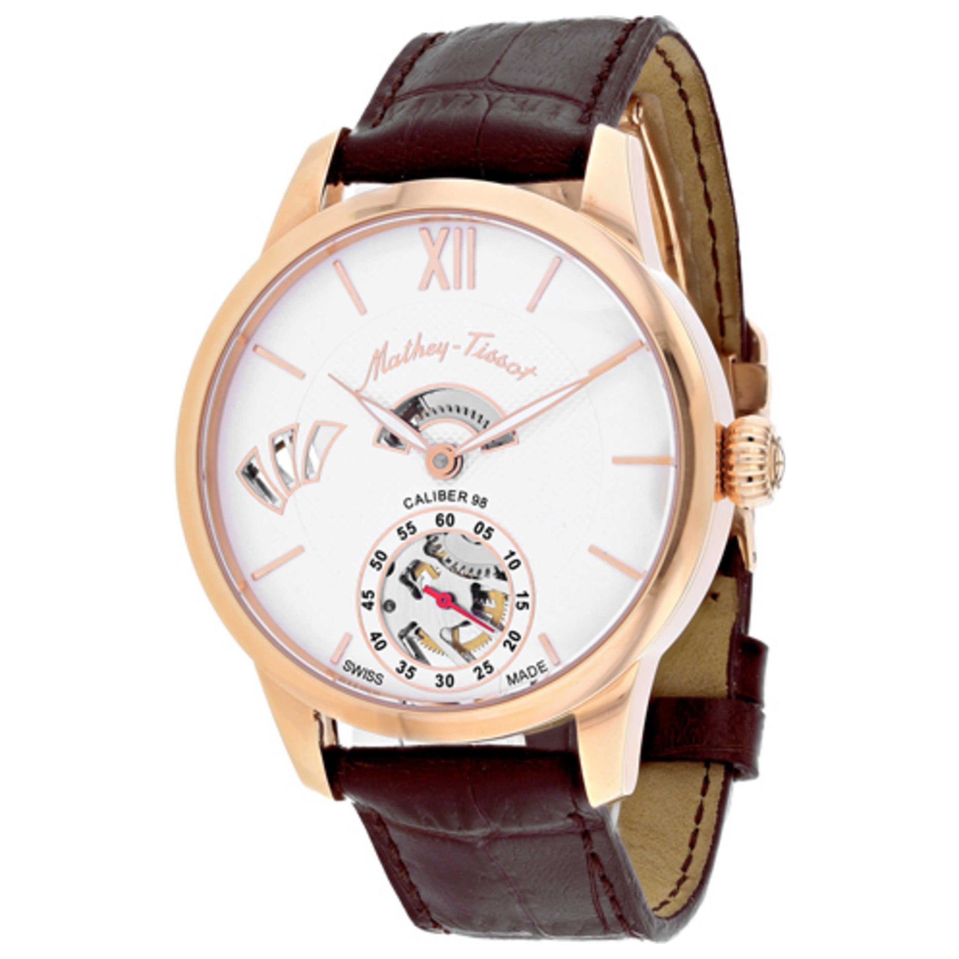 Front view of Mathey Tissot Endmond Men's Automatic Watch AM1886PZ