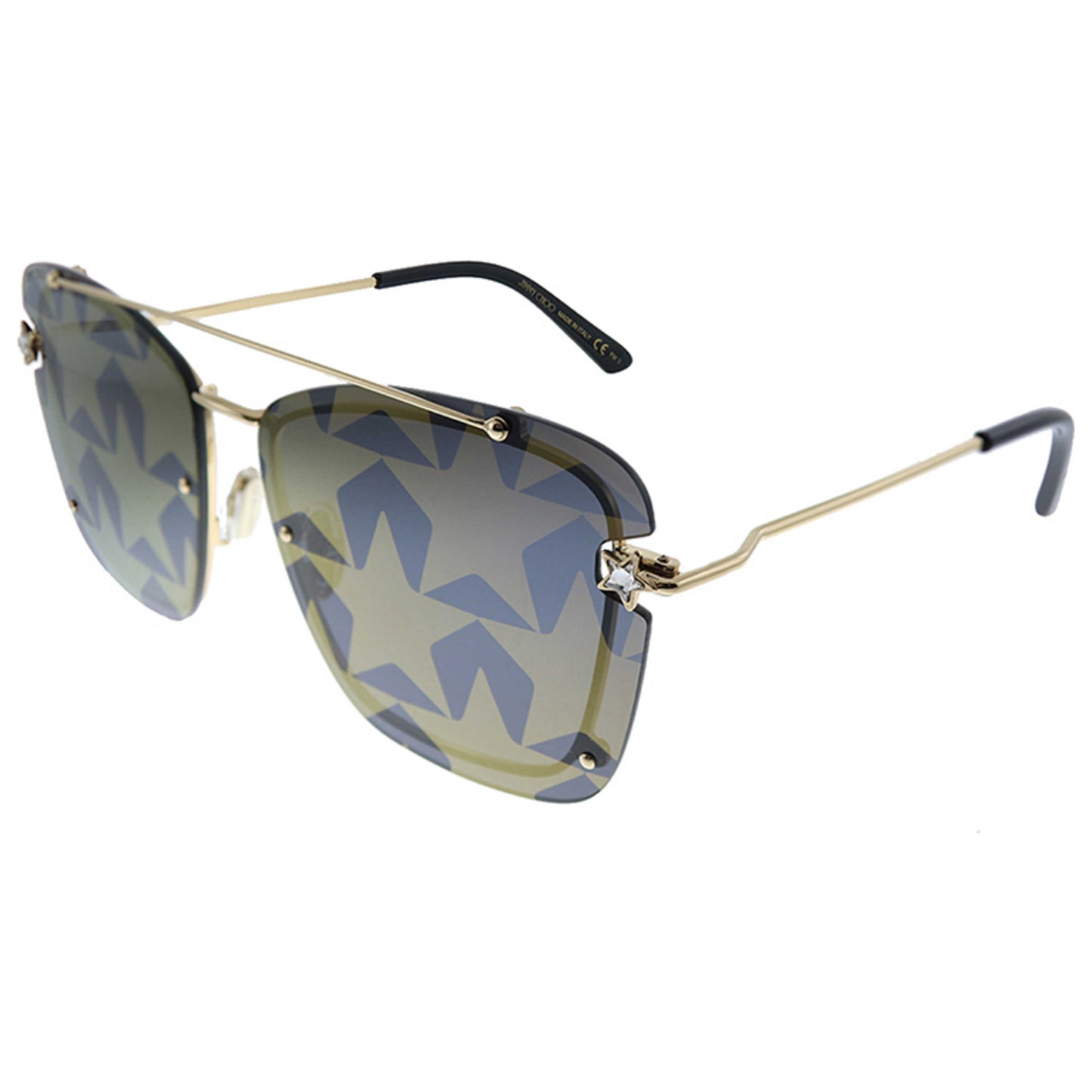 Front view of Jimmy Choo Ambra Women's Sunglasses AMBRA-S-0J5G-62-14