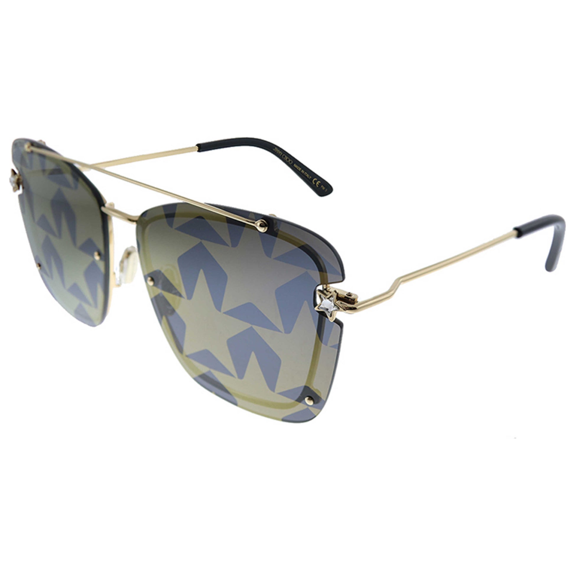 Front view of Jimmy Choo Ambra Women's Sunglasses AMBRA-S-0J5G-62-14