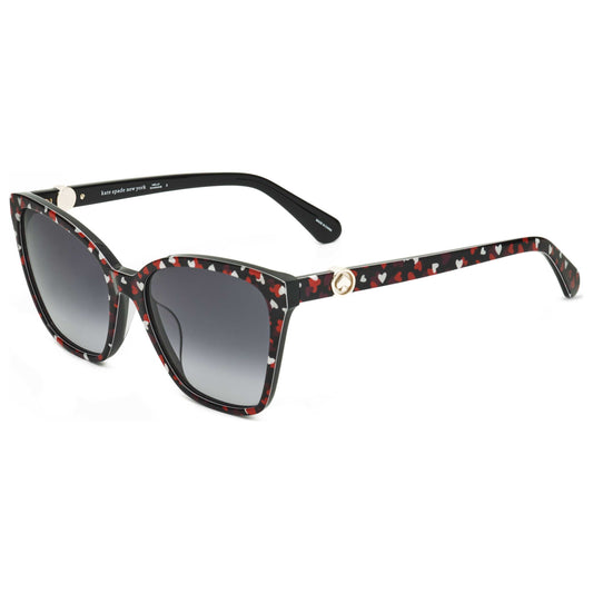 Front view of Kate Spade Amiyah Women's Sunglasses AMIYAH-G-S-0F74-56