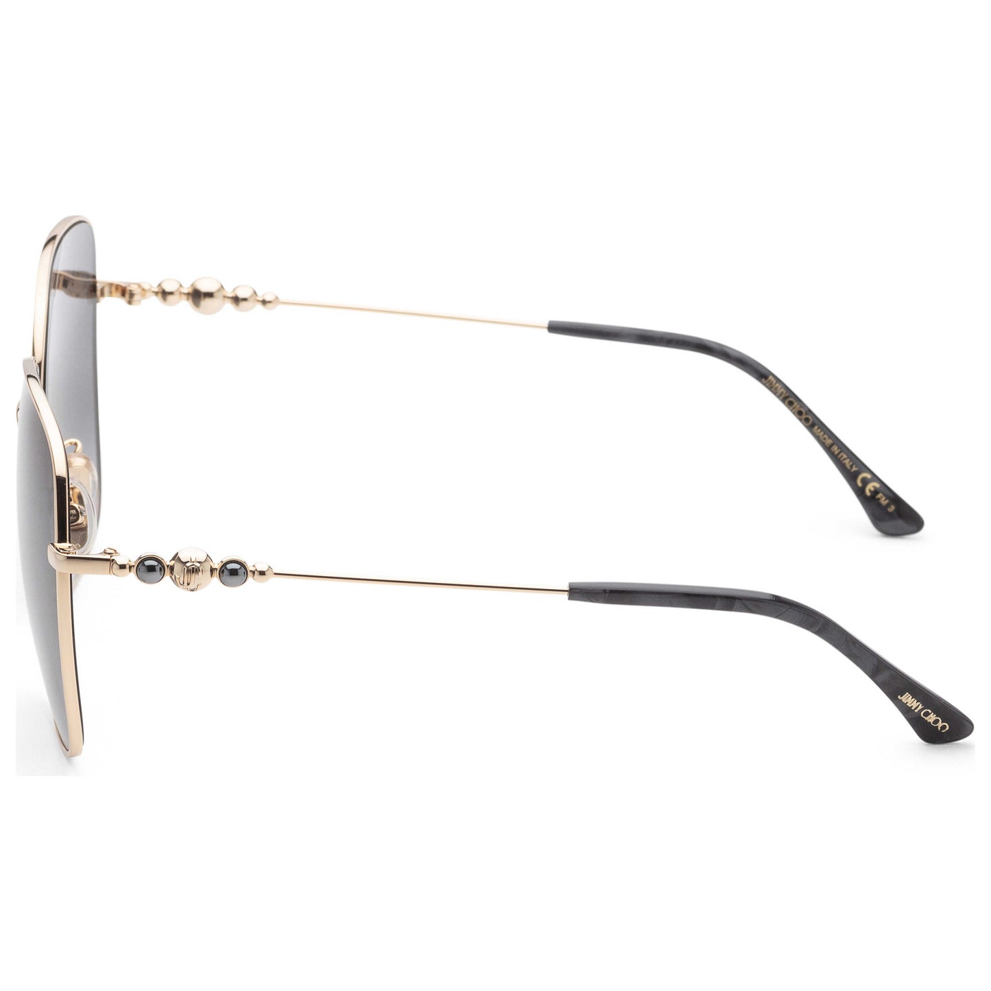 Left view of Jimmy Choo Amora Women's Sunglasses AMORAFSK-0000-9O