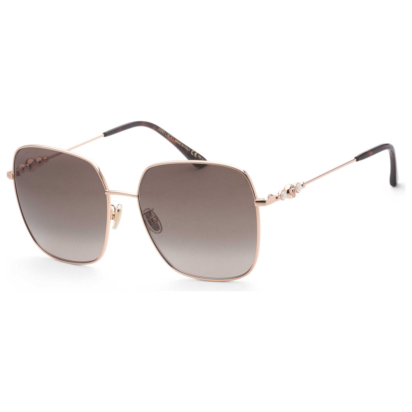 Front view of Jimmy Choo Amora Women's Sunglasses AMORAFSK-0DDB-HA