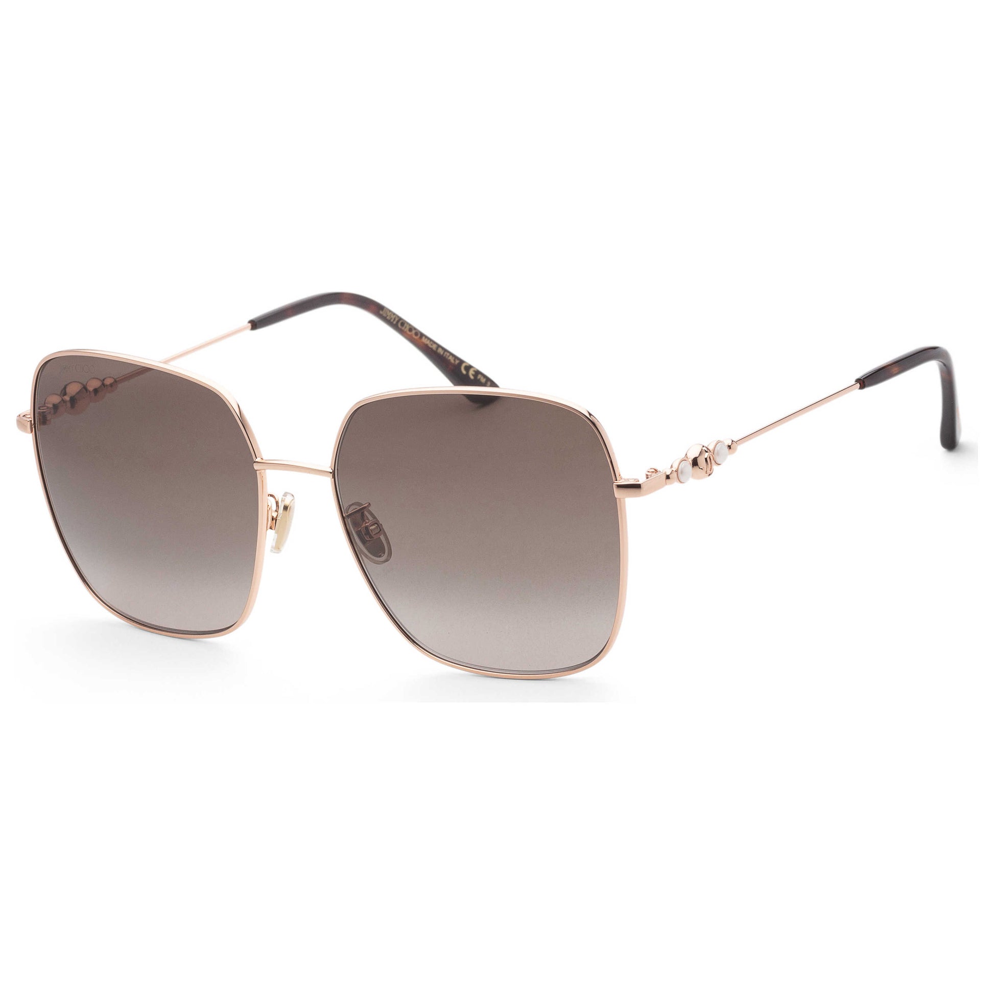 Front view of Jimmy Choo Amora Women's Sunglasses AMORAFSK-0DDB-HA