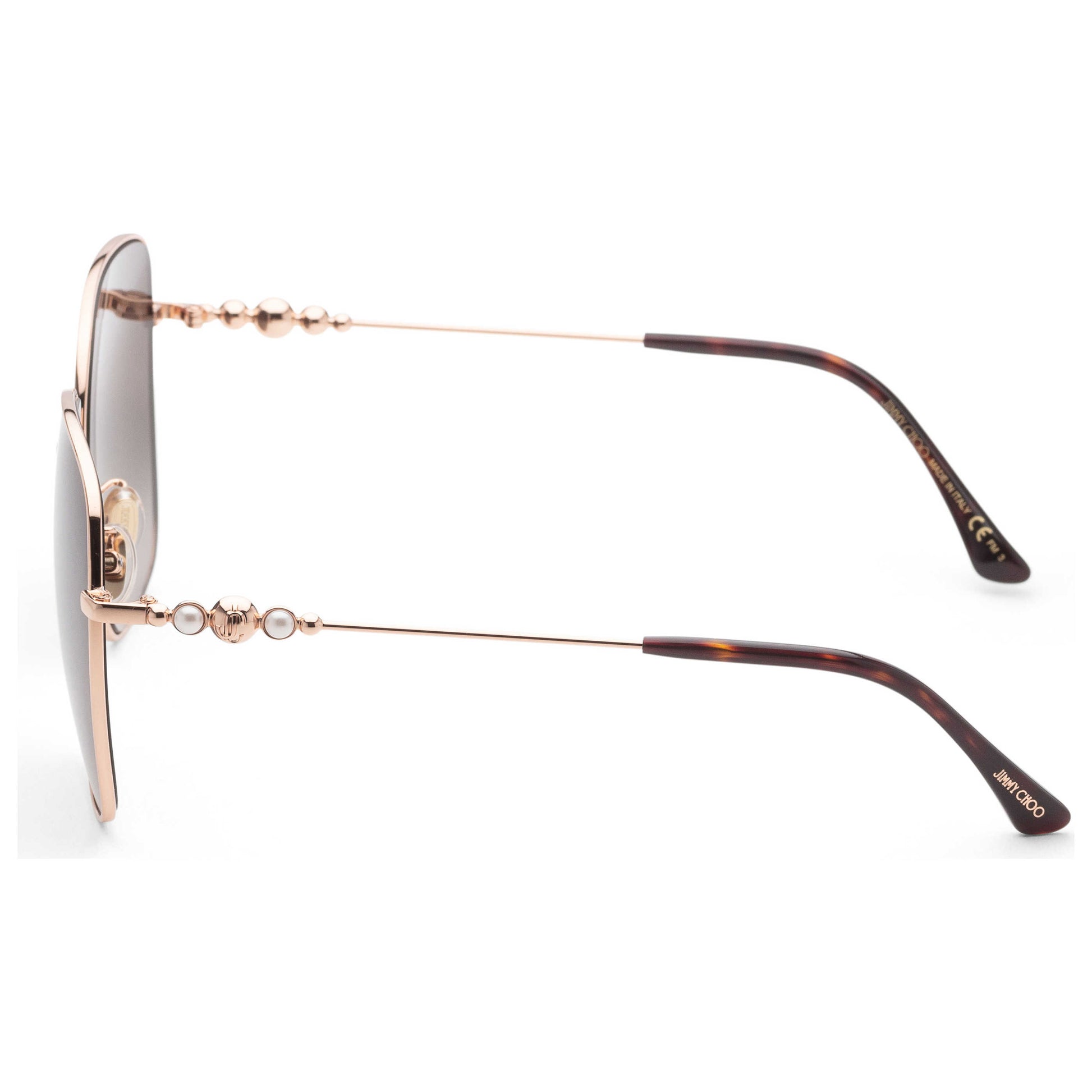 Left view of Jimmy Choo Amora Women's Sunglasses AMORAFSK-0DDB-HA
