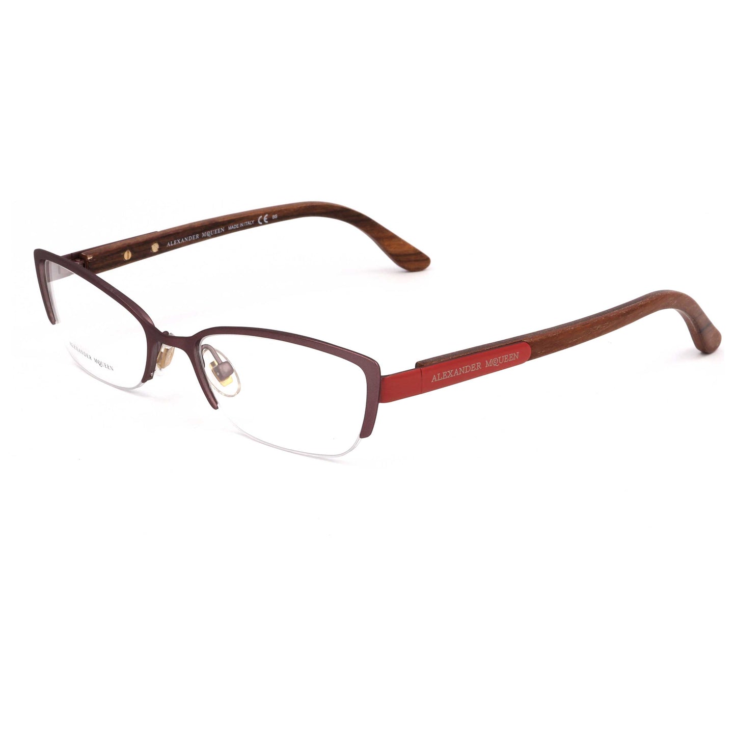 Front view of Alexander McQueen Women's Opticals AMQ-4183-WCV-53