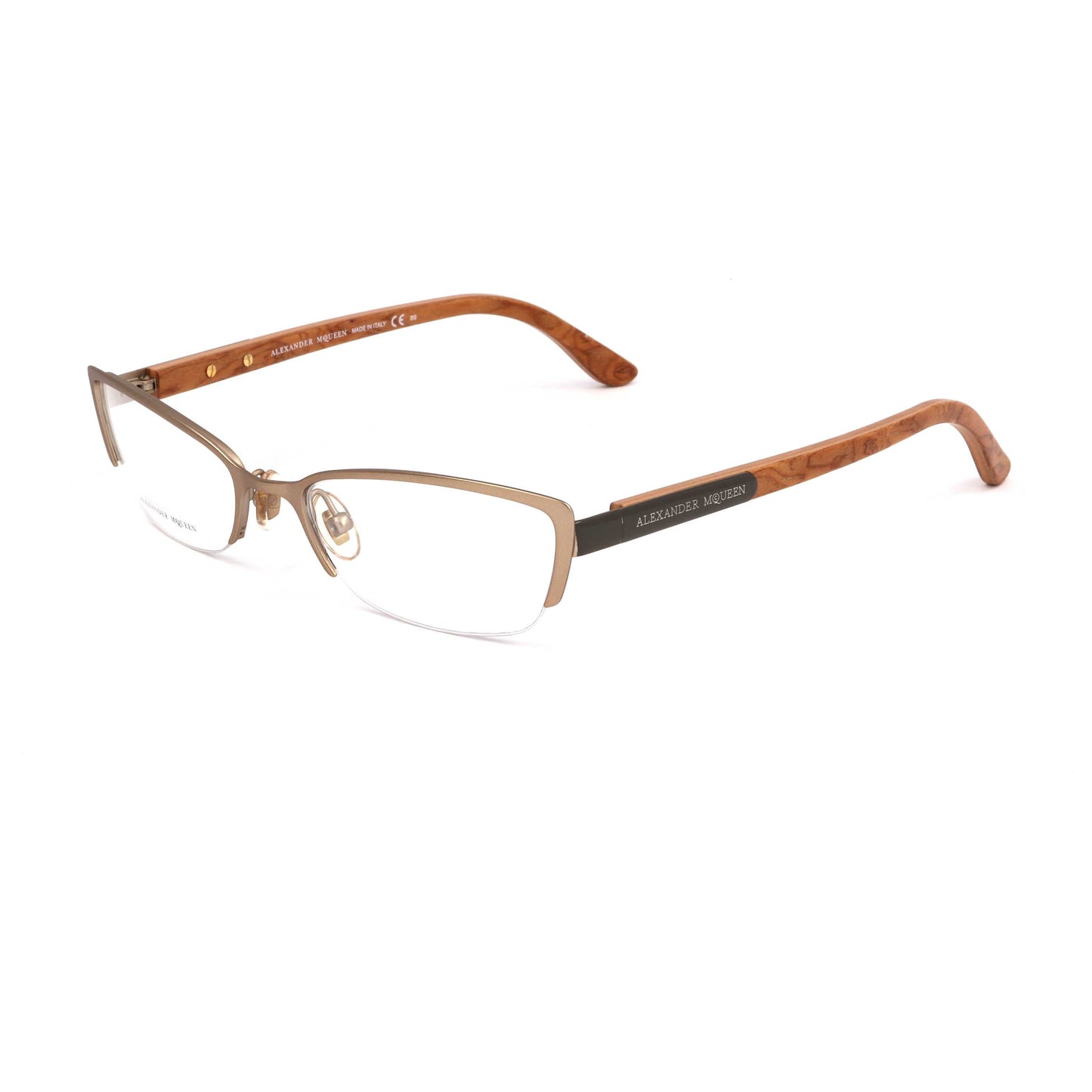 Front view of Alexander McQueen Women's Opticals AMQ-4183-WCX-53