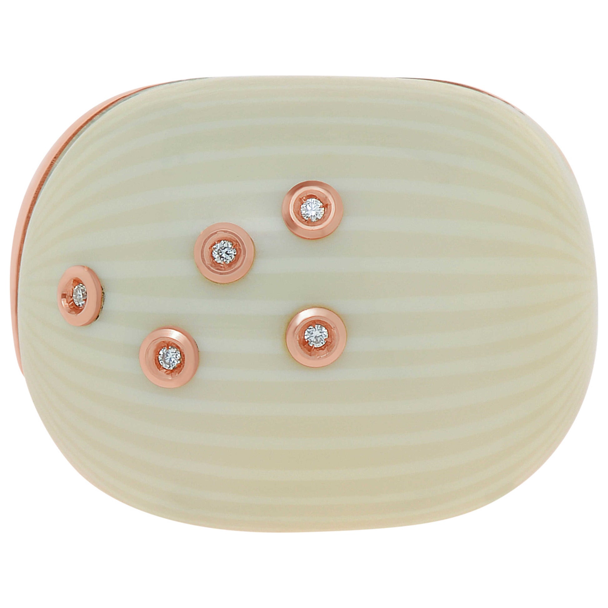 Front view of Giovanni Ferraris Elegant Women's Ring AN1650BR-125