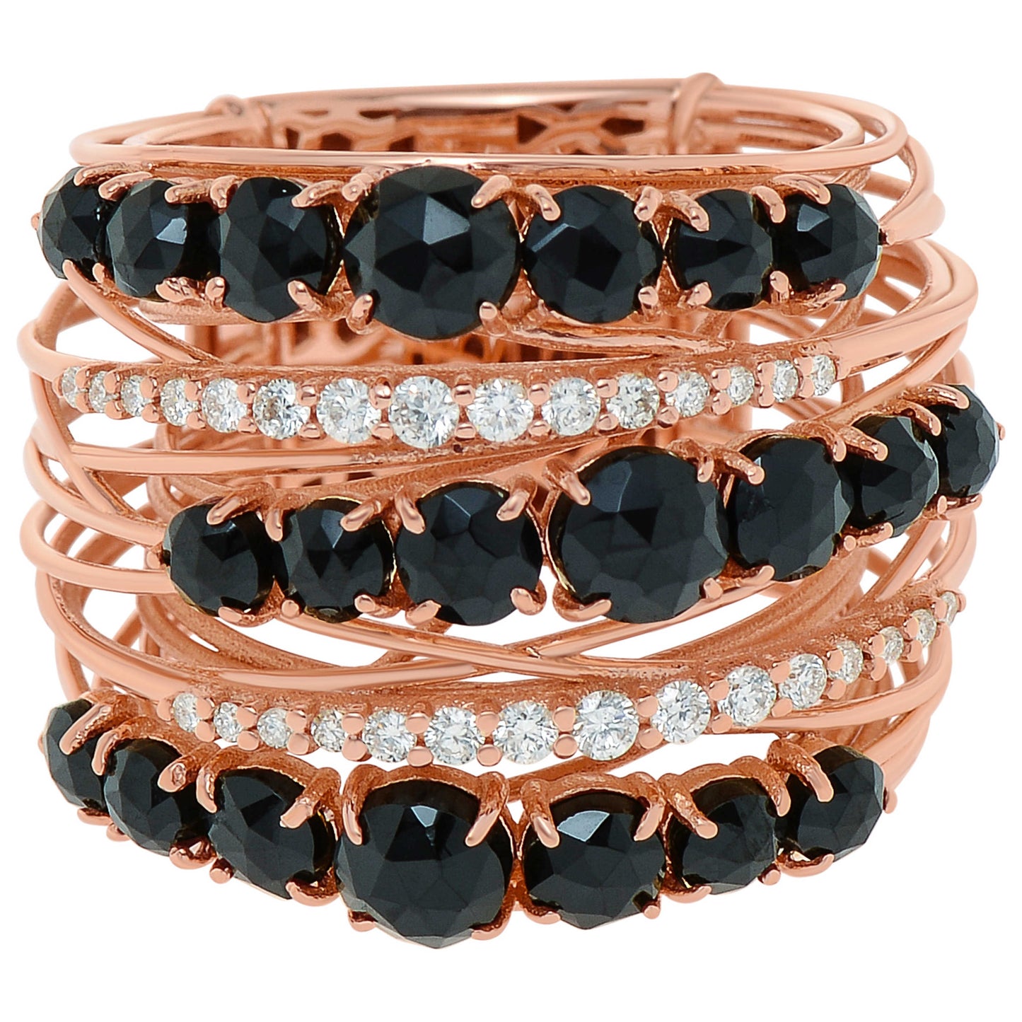 Front view of Giovanni Ferraris Elegant Women's Ring AN1850BR-158