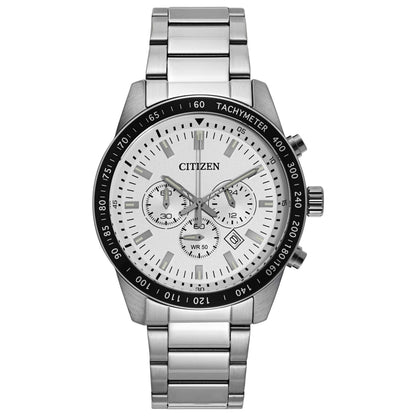 Front view of Citizen Urban Men's Japanese Quartz (Battery-Powered) Watch AN8070-53A