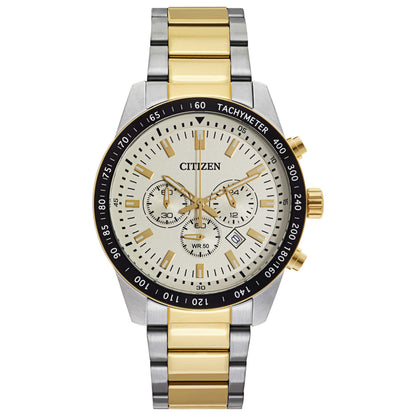Front view of Citizen Urban Men's Japanese Quartz (Battery-Powered) Watch AN8074-52P