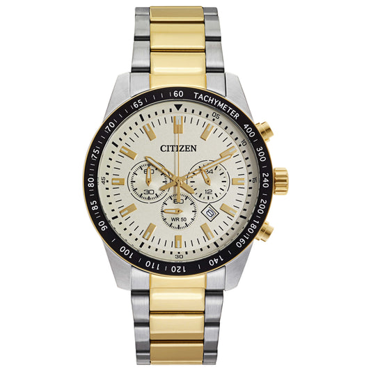 Front view of Citizen Urban Men's Japanese Quartz (Battery-Powered) Watch AN8074-52P