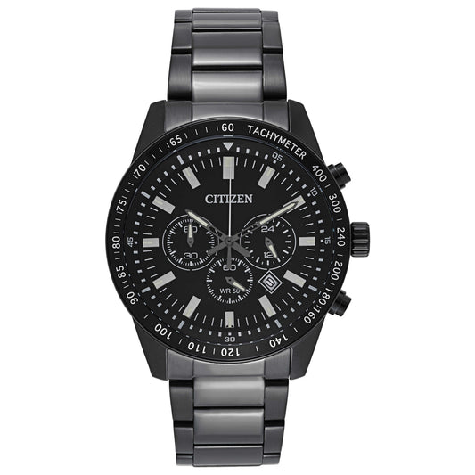 Front view of Citizen Urban Men's Japanese Quartz (Battery-Powered) Watch AN8075-50E