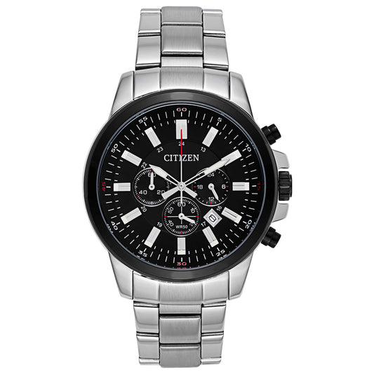 Front view of Citizen Urban Men's Japanese Quartz (Battery-Powered) Watch AN8081-57E