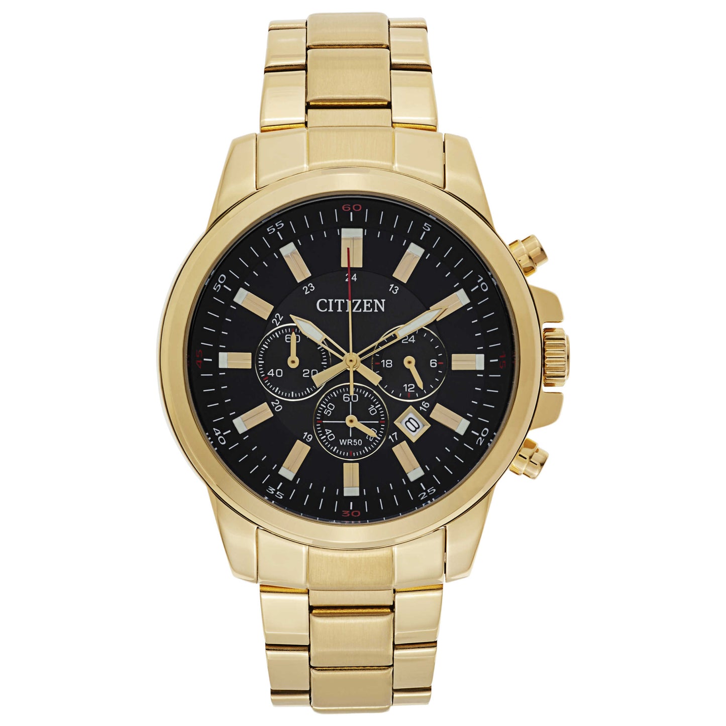 Front view of Citizen Urban Men's Japanese Quartz (Battery-Powered) Watch AN8082-54E