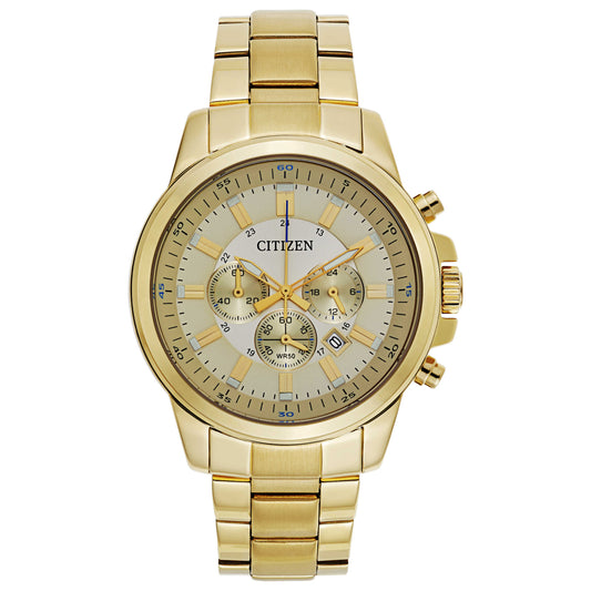 Front view of Citizen Urban Men's Japanese Quartz (Battery-Powered) Watch AN8082-54P