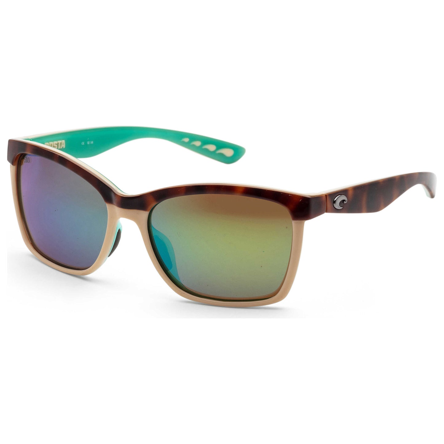 Front view of Costa del Mar Anaa Unisex Sunglasses ANA105OGMGLP