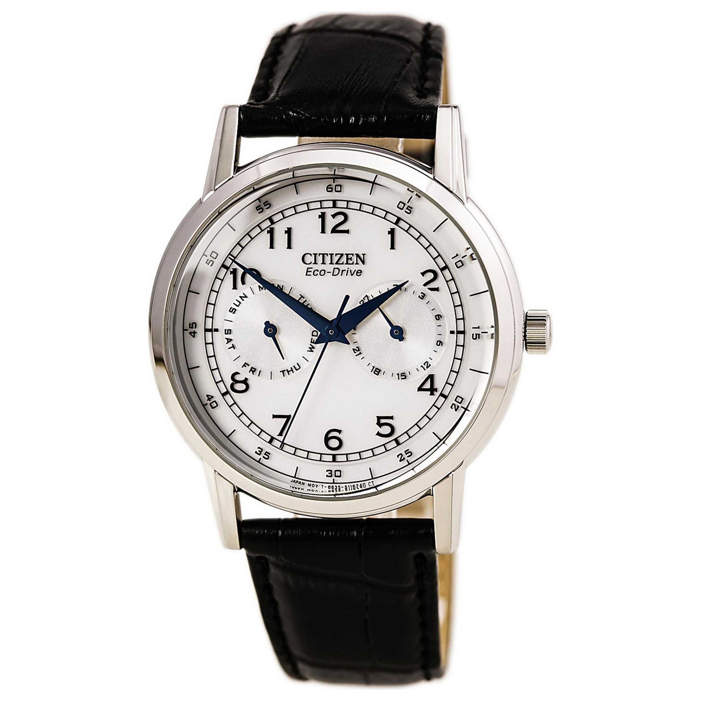 Front view of Citizen Eco-Drive Men's Solar Powered Quartz Eco-Drive Watch AO9000-06B