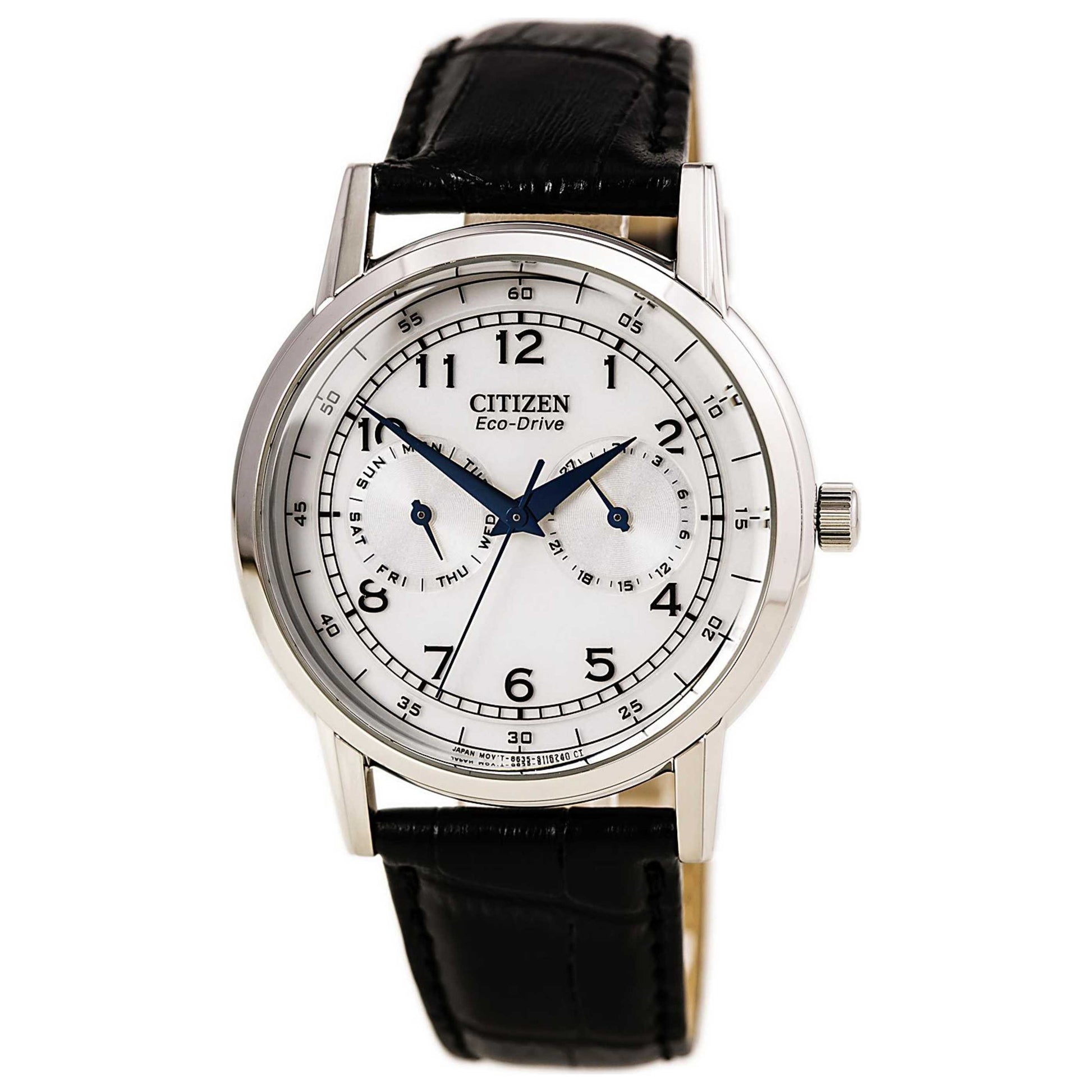 Front view of Citizen Eco-Drive Men's Solar Powered Quartz Eco-Drive Watch AO9000-06B