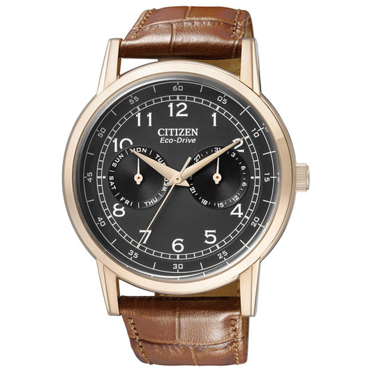 Front view of Citizen Corso Men's Solar Powered Quartz Eco-Drive Watch AO9003-08E