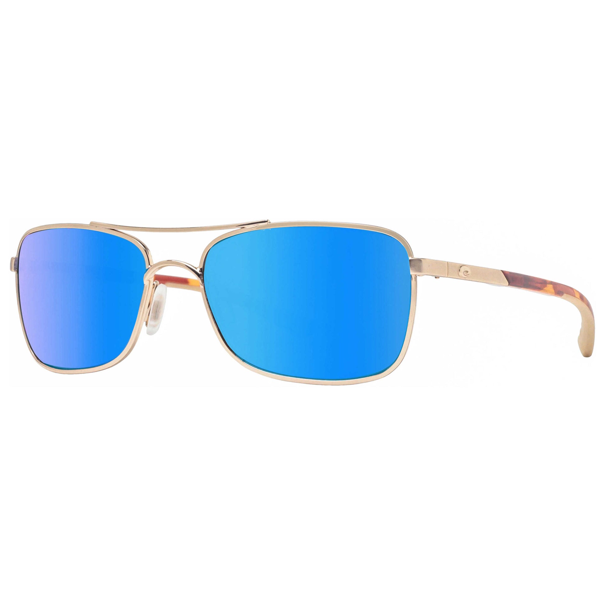 Front view of Costa del Mar Rectangular Unisex Sunglasses AP64OBMGLP