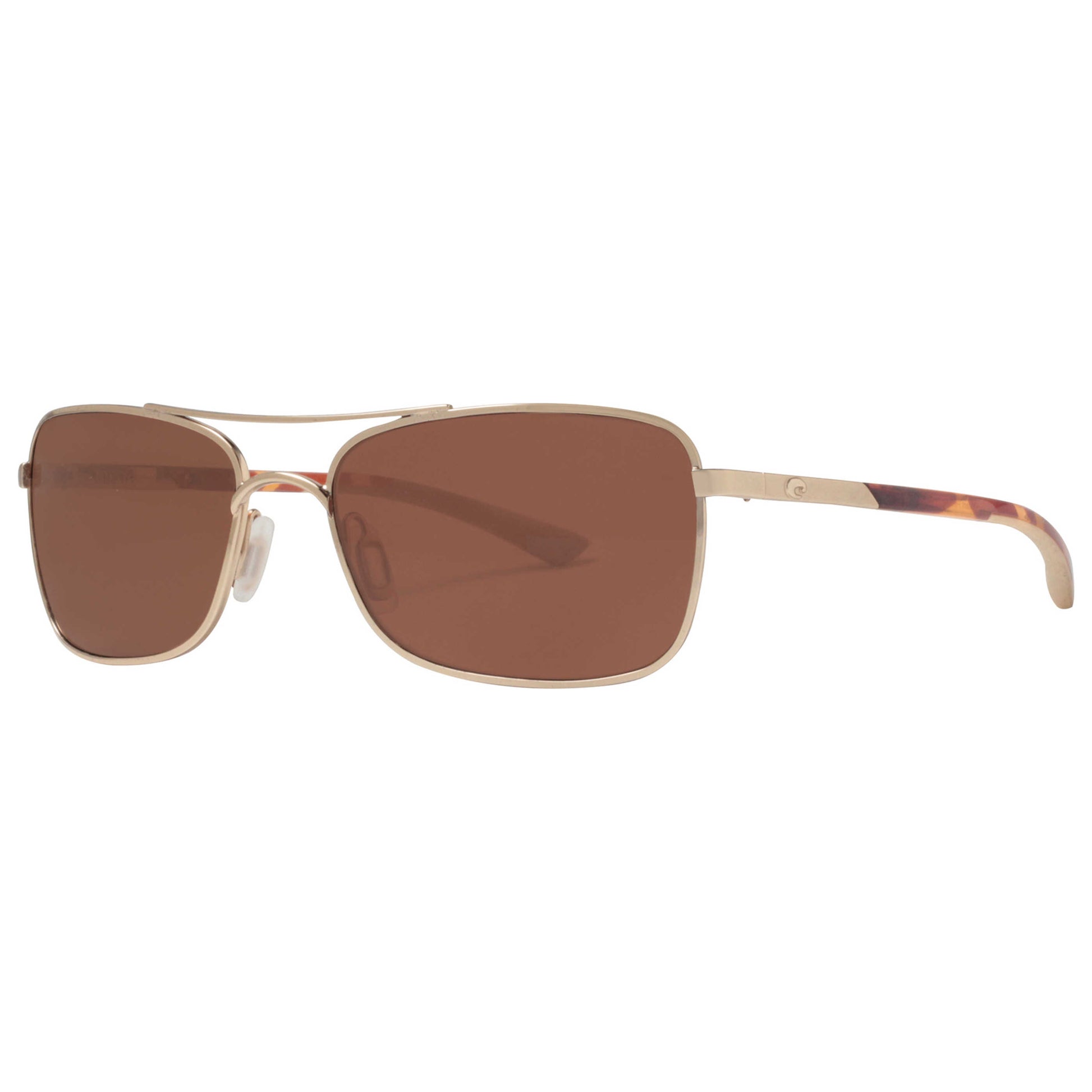 Front view of Costa del Mar Rectangular Unisex Sunglasses AP64OCGLP