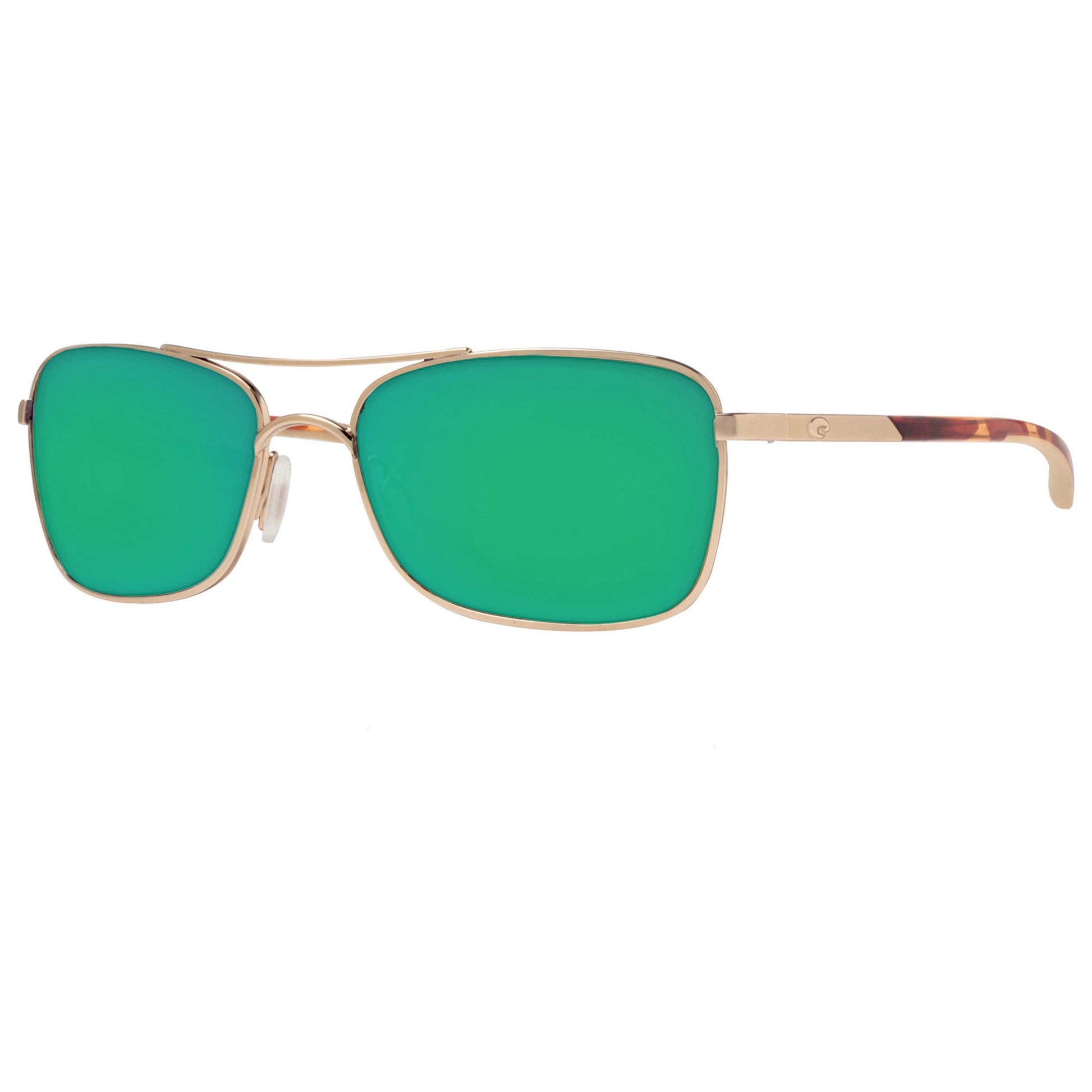 Front view of Costa del Mar Rectangular Unisex Sunglasses AP64OGMGLP