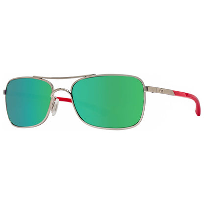 Front view of Costa del Mar Rectangular Unisex Sunglasses AP83OGMGLP