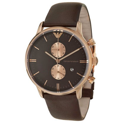 Front view of Emporio Armani Classic Men's Quartz Watch AR0387