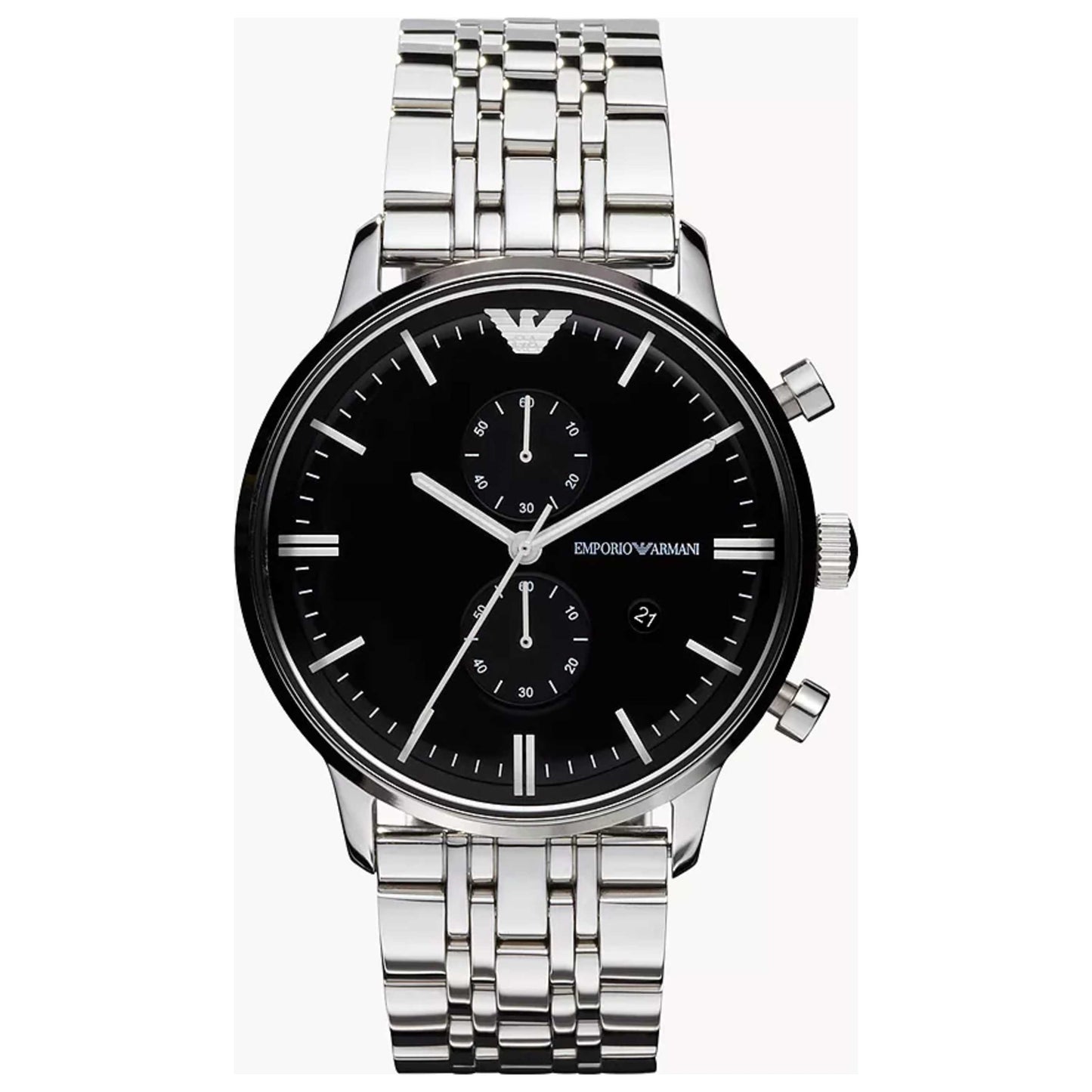 Front view of Emporio Armani Classic Men's Quartz Watch AR0389