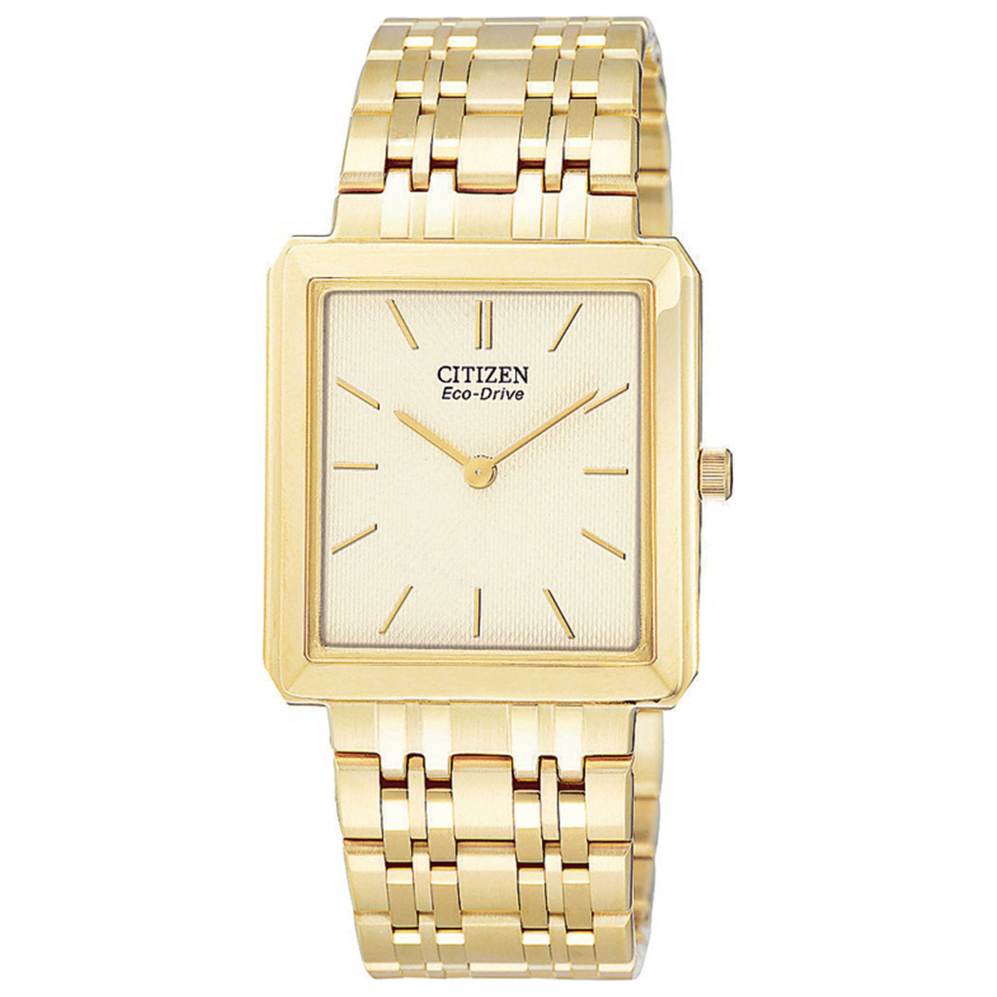 Front view of Citizen Stiletto Men's Solar Powered Quartz Eco-Drive Watch AR1072-51P