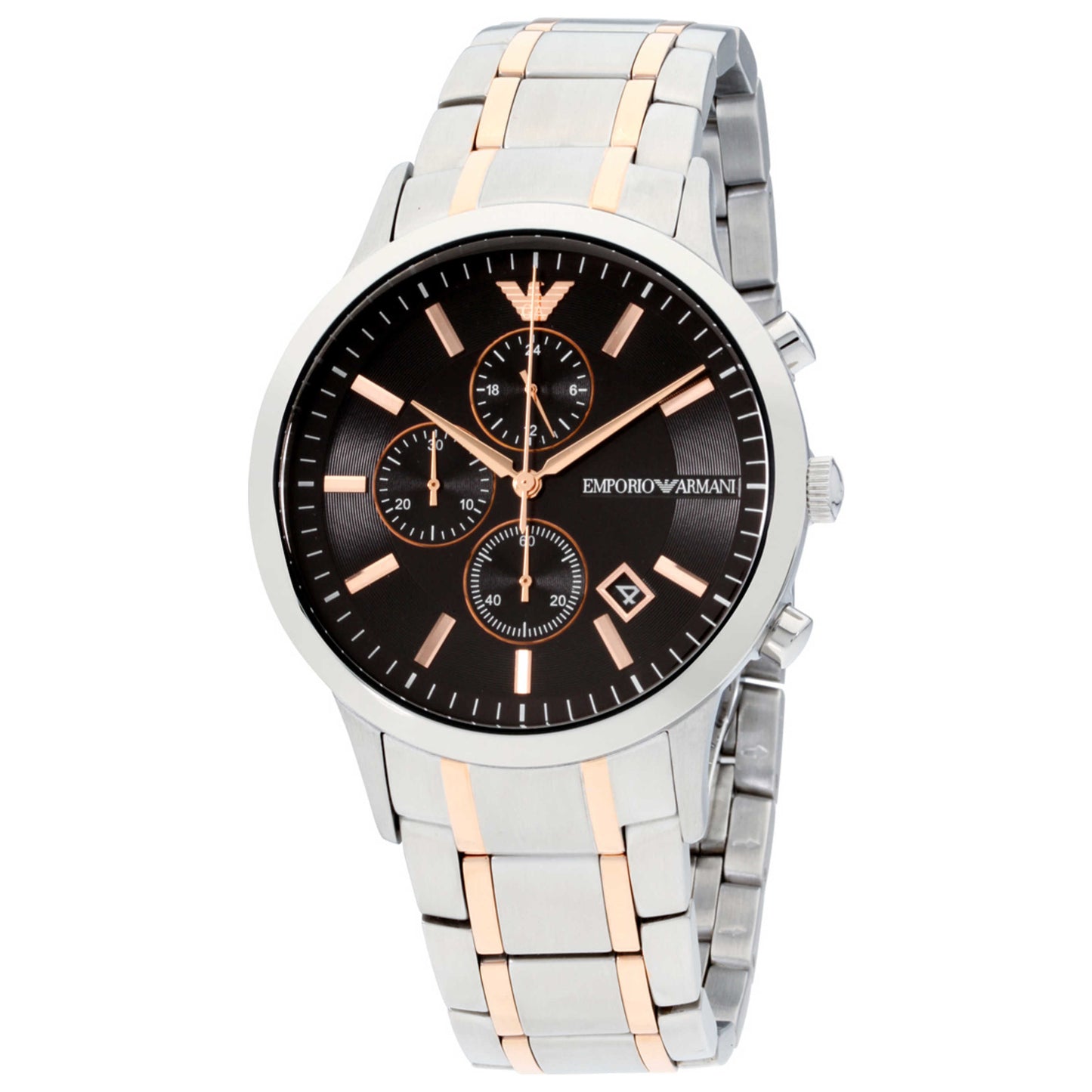 Front view of Emporio Armani Renato Men's Quartz Watch AR11165