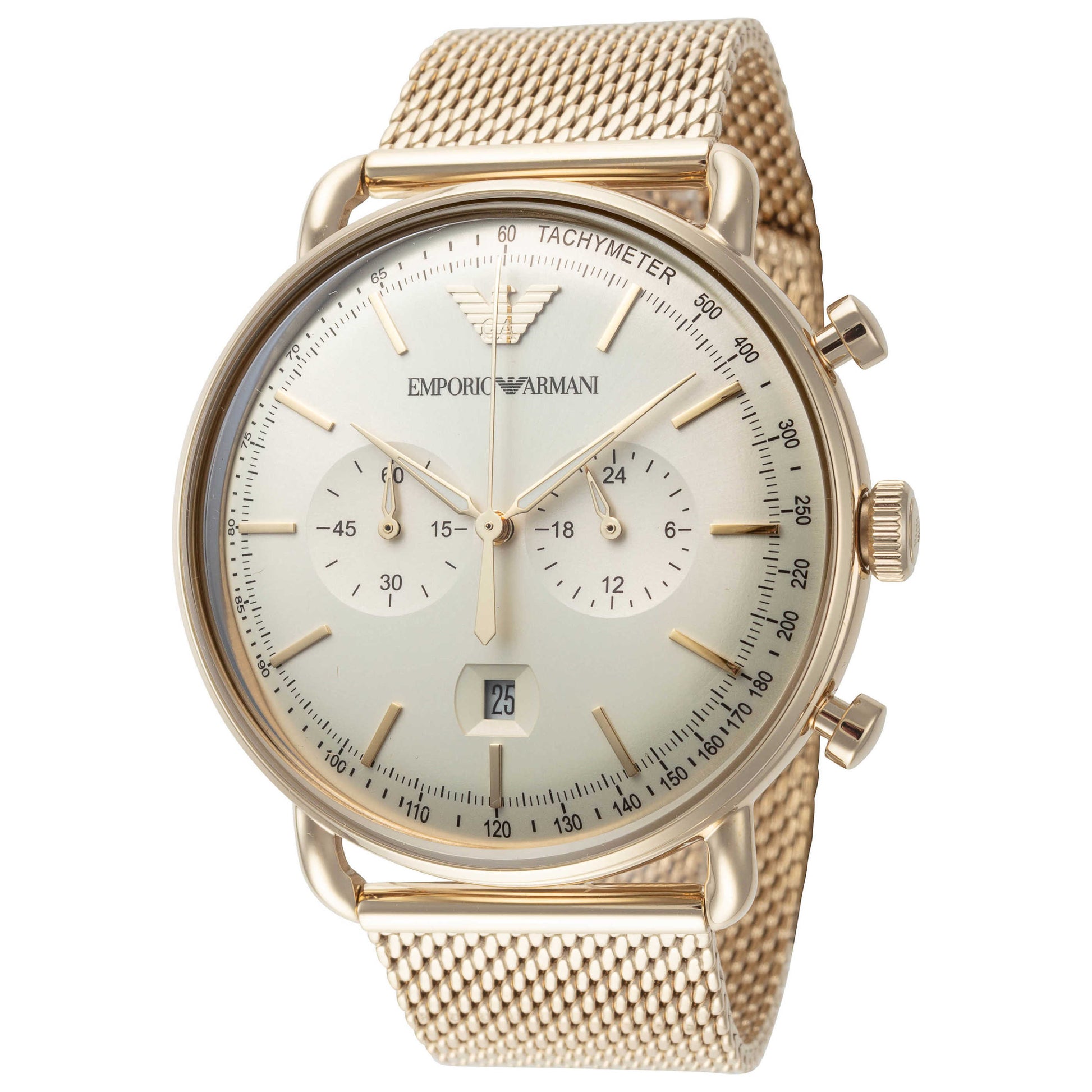 Front view of Emporio Armani Classic Men's Quartz Watch AR11315
