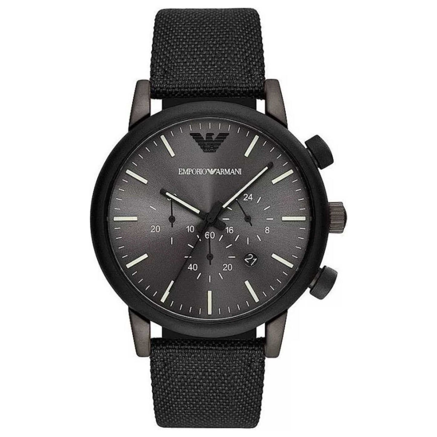 Front view of Emporio Armani Luigi Men's Quartz Watch AR11409