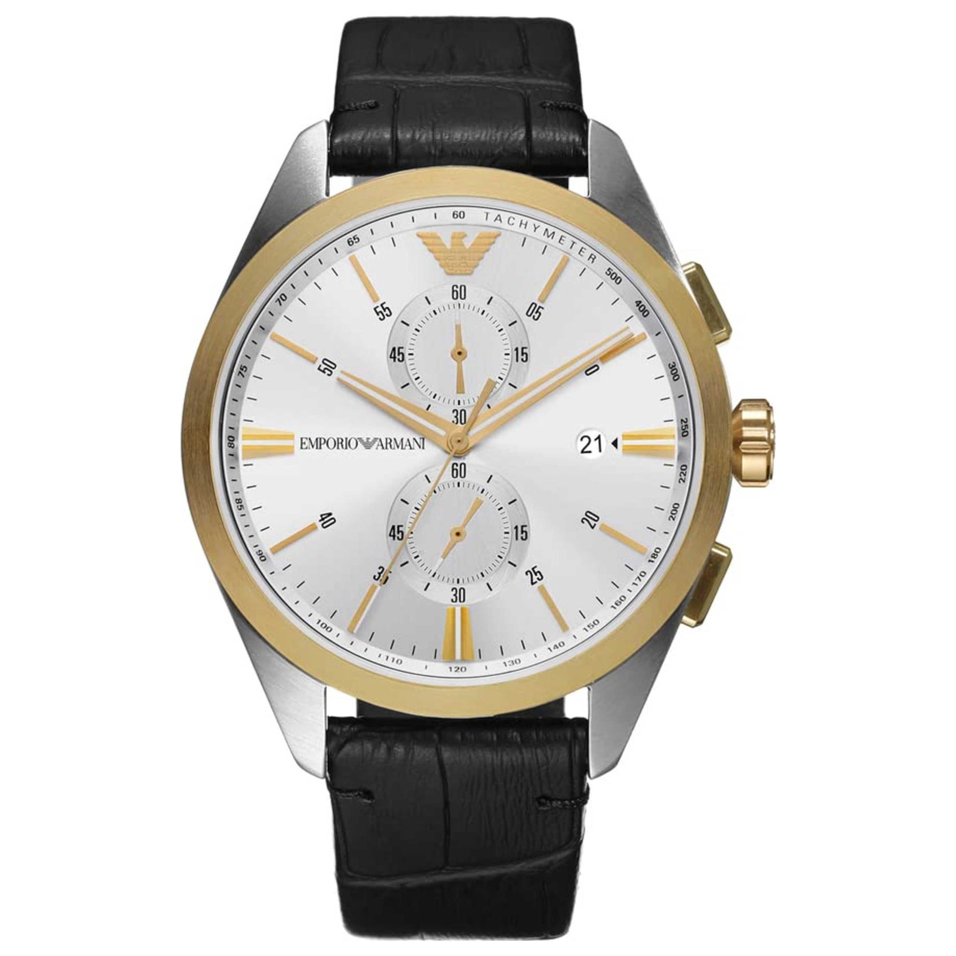 Front view of Emporio Armani Classic Men's Quartz Watch AR11498