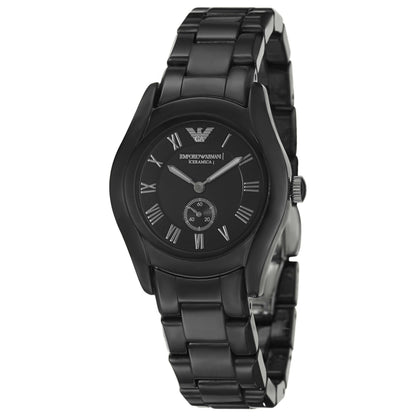 Front view of Emporio Armani Ceramica Women's Quartz Watch AR1402