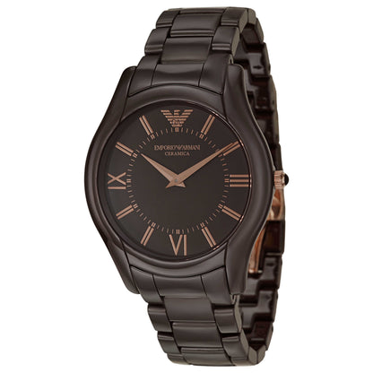 Front view of Emporio Armani Super Slim Men's Quartz Watch AR1444