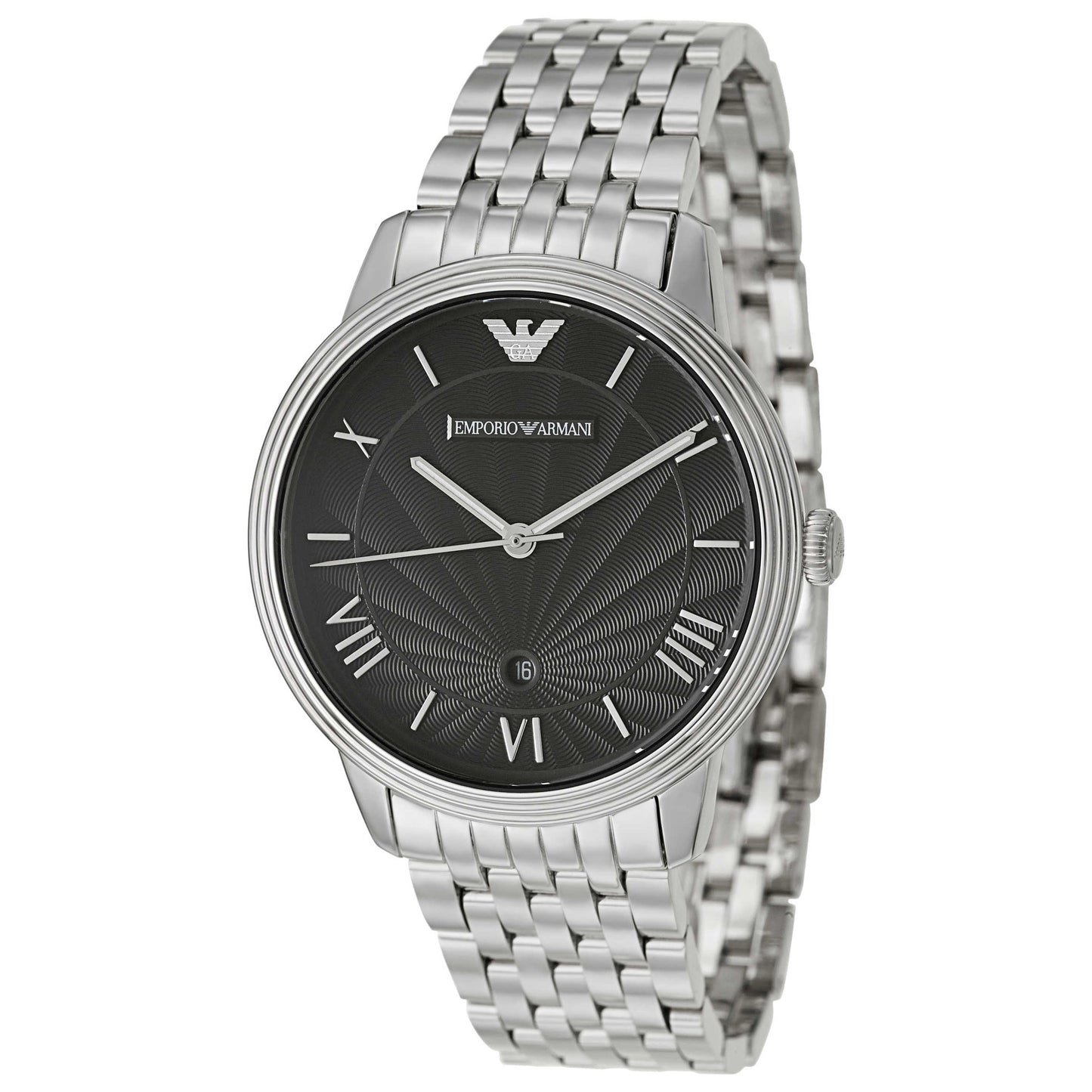 Front view of Emporio Armani Classic Men's Quartz Watch AR1614