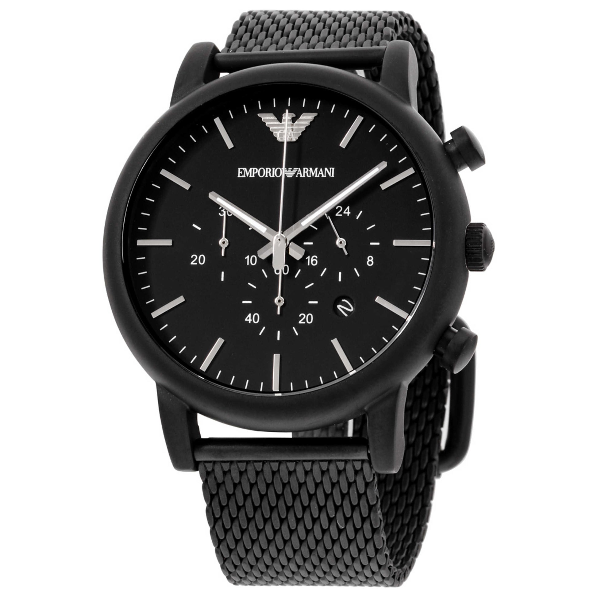 Front view of Emporio Armani Luigi Men's Quartz Watch AR1968