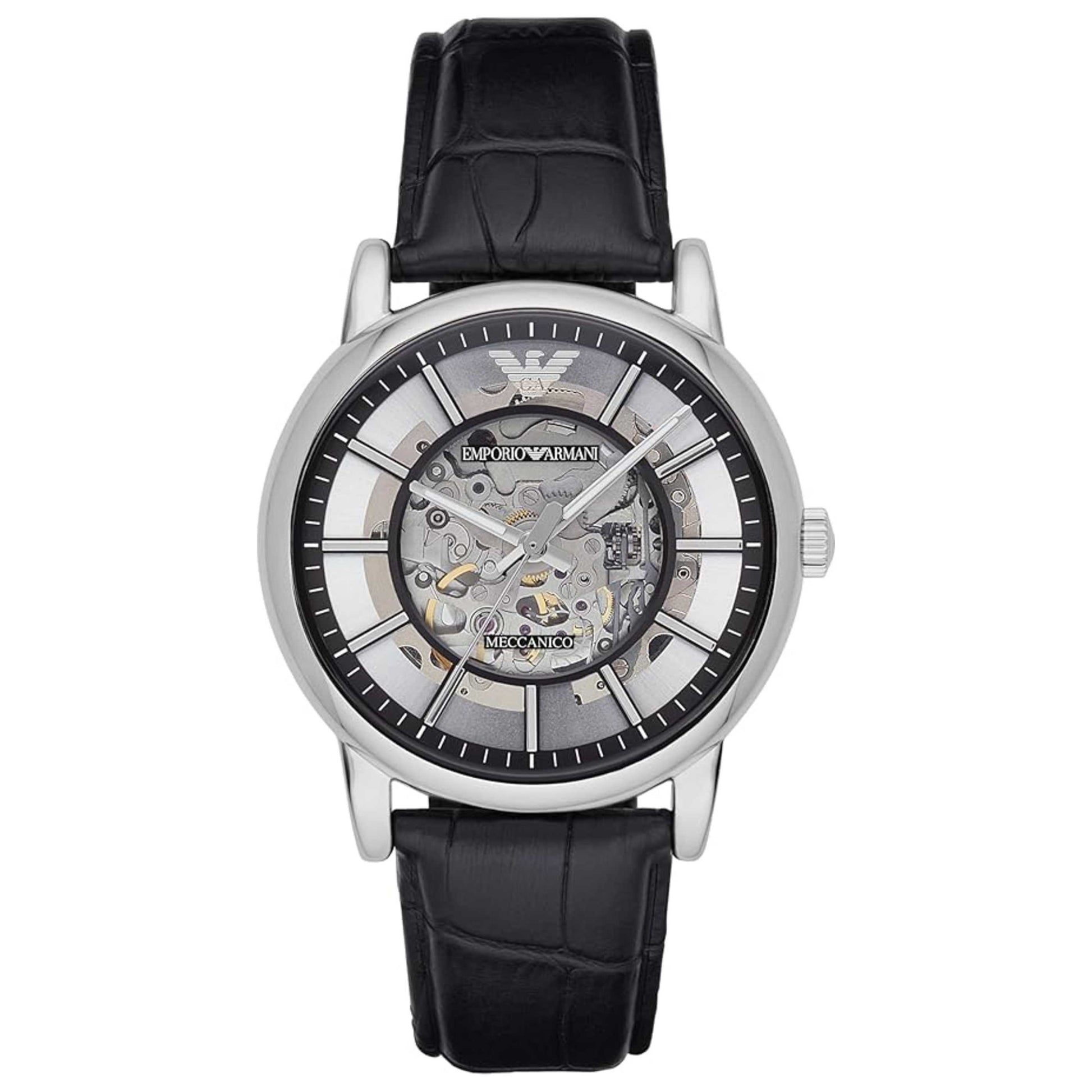 Front view of Emporio Armani Luigi Men's Automatic Watch AR1981