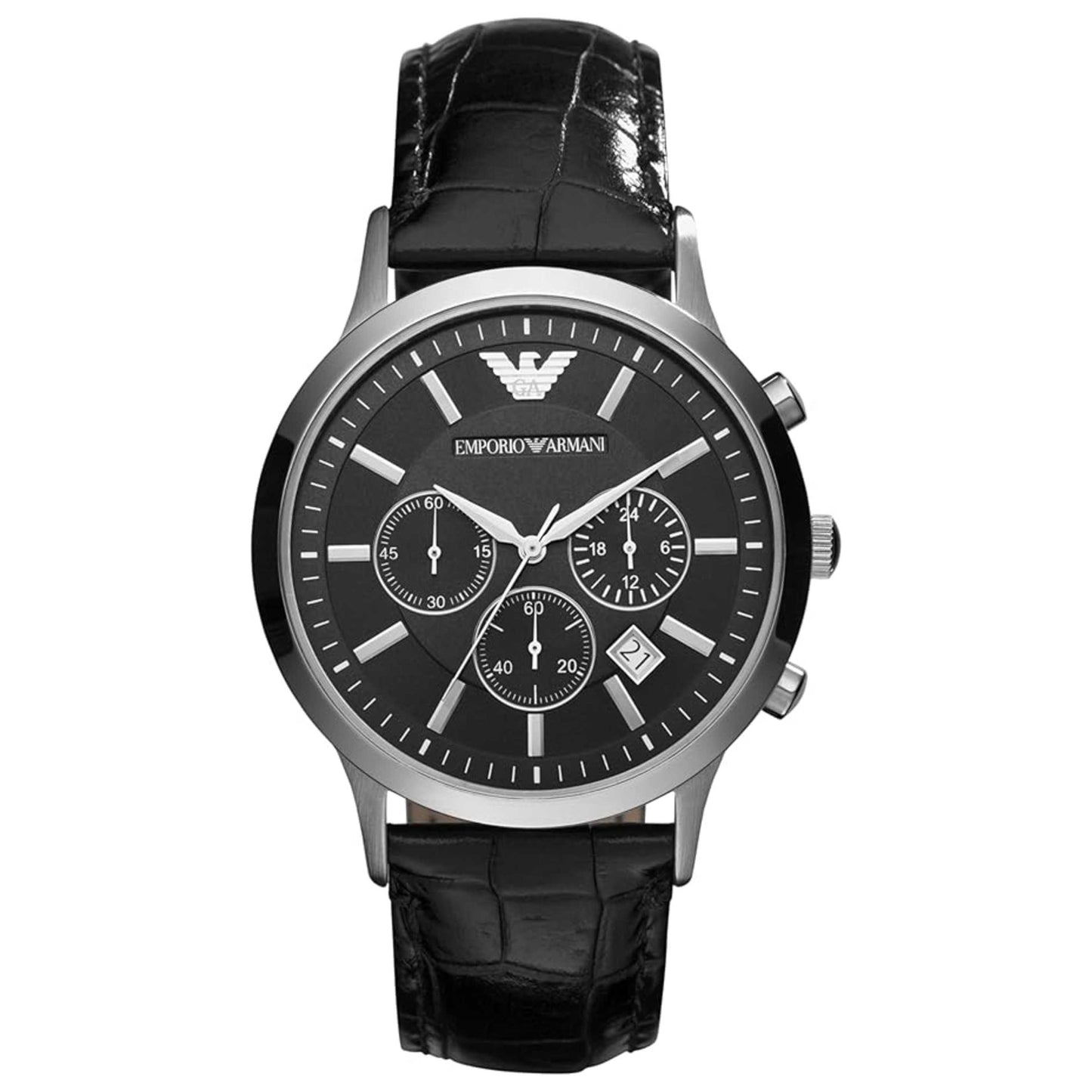 Front view of Emporio Armani Classic Men's Quartz Watch AR2447