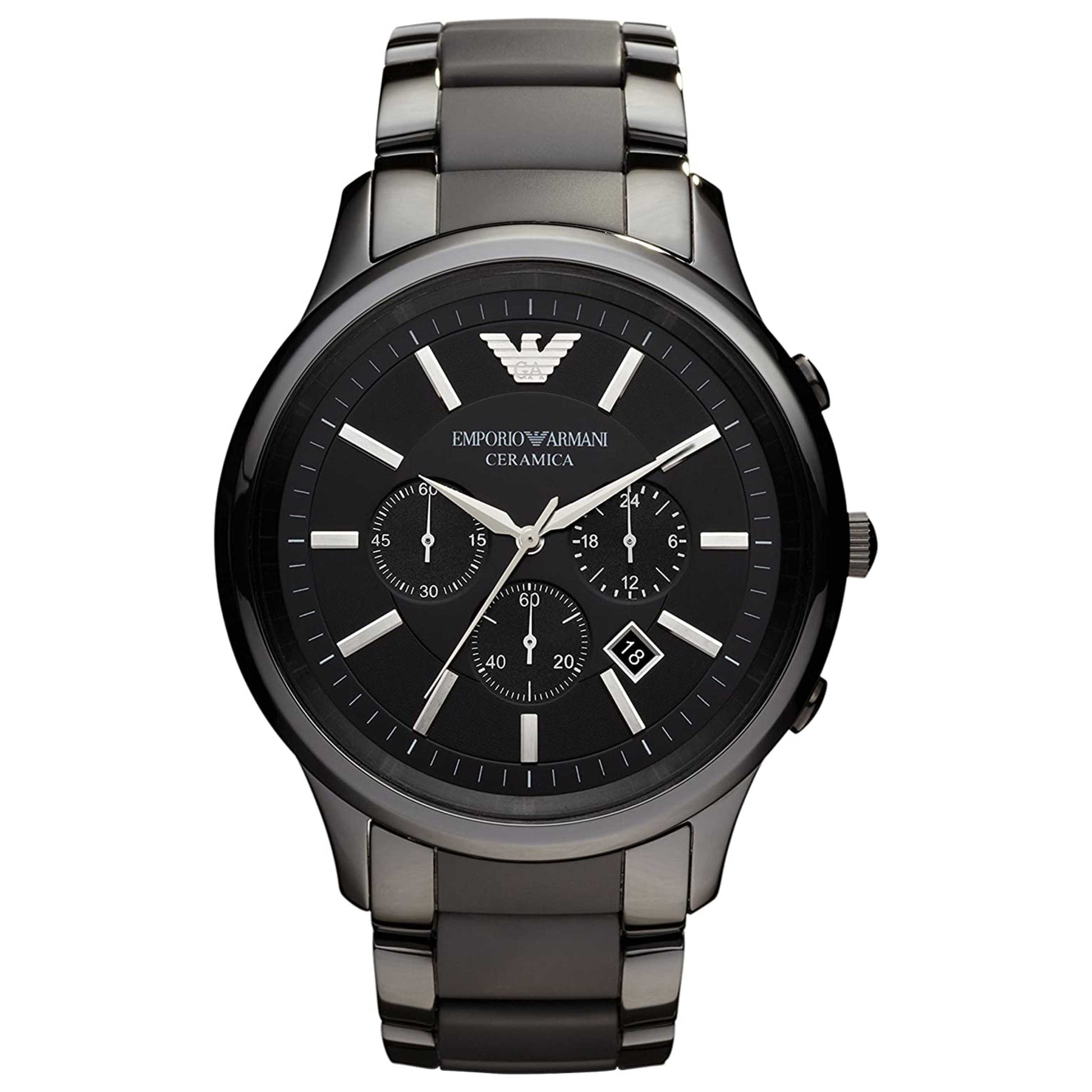 Front view of Emporio Armani Classic Men's Quartz Watch AR2453
